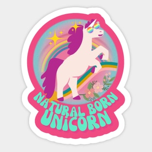 UNICORN KIDS - Natural Born Unicorn Sticker